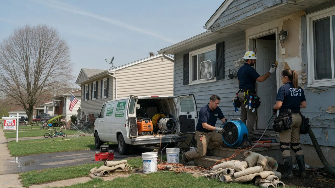 Flood Cleanup in Cleo Springs, OK near me