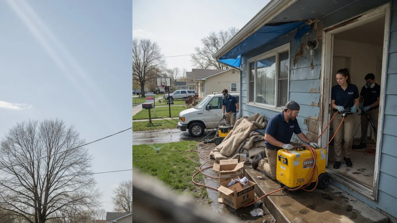 Basement Flood Cleanup in Cleo Springs, OK near me